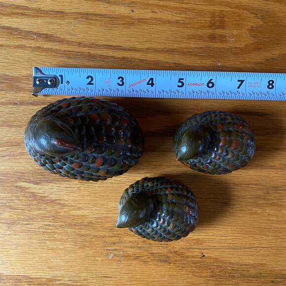 Vintage Quail Bird Ceramic 3-Count Home Decor Figurines - Picture 11 of 11